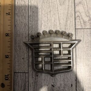 Cadillac Silver Car Emblem